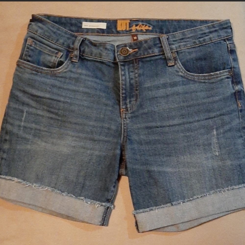 Kut from the Kloth denim shorts, size 10